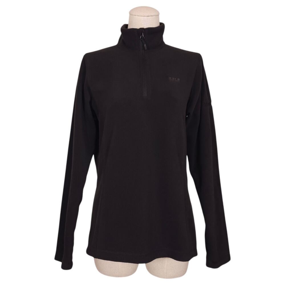 Helly Hansen Women's Daybreaker 1/2 Zip Fleece Mammoth Black Sz Large